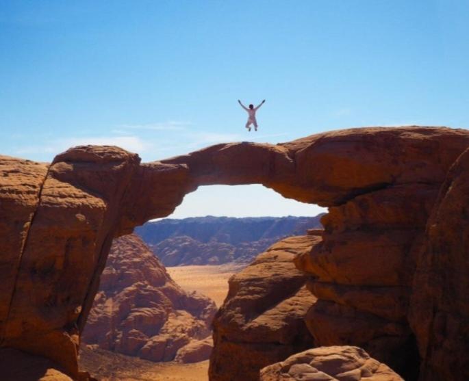 Saleem With Jeep Tour Lägenhet Wadi Rum Exteriör bild